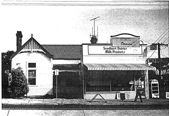 148 Mitchell Street: an altered but long term corner shop and residence which would have provided a focus for pre-car living in the precinct