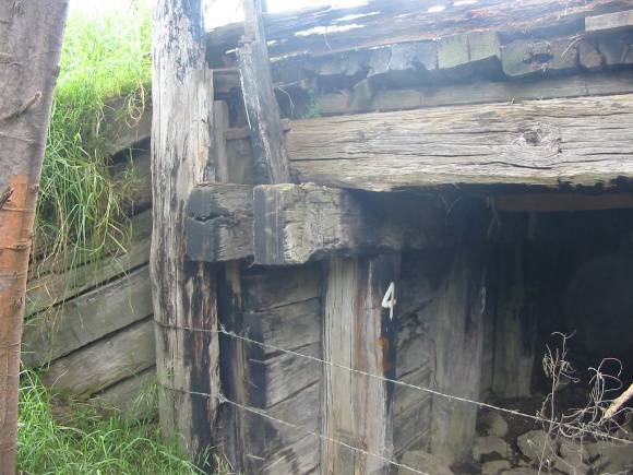 B6954 Tyers Road Bridge abutment