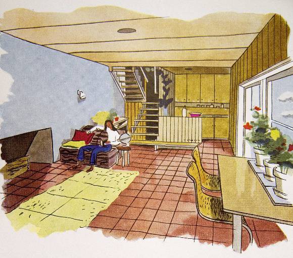 5345 Ramsay House Interior Circa 1944 02