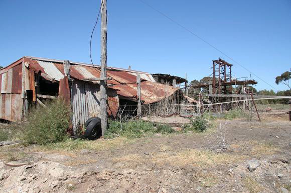 Sheds and still gantry Eucalyptus Factory Inglewood Oct 2006