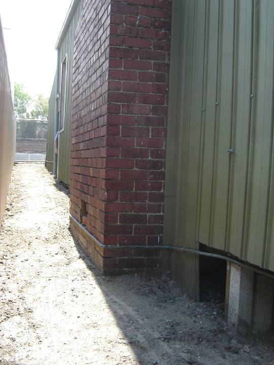 H1343 Exterior - South facade, with raised ground level.  Dec 2006.