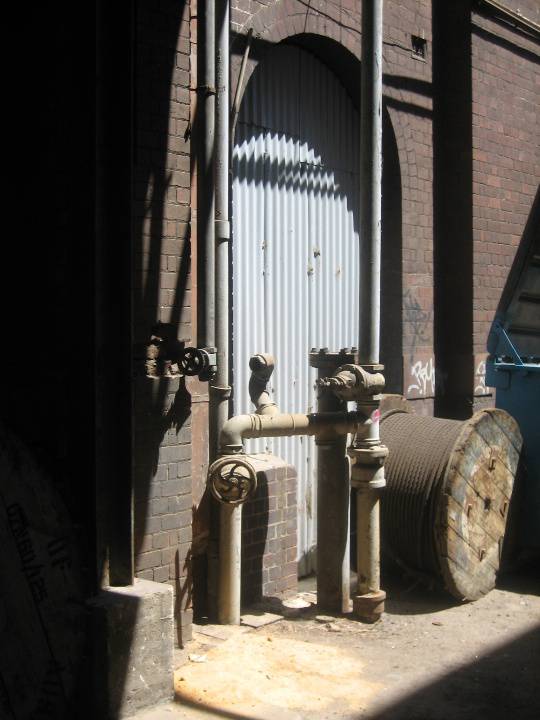 H2117 Overhead Water Tank Spencer St Power Station Associated Pipework 6 Dec 2006 mz