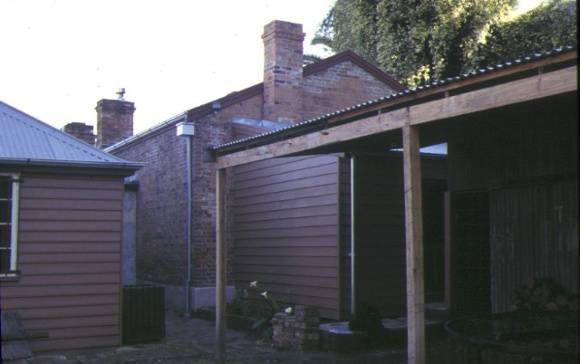 former blacksmiths cottage & shop main street bacchus marsh rear of shop 1997