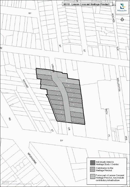 Lenore Crescent Heritage Precinct WILLIAMSTOWN, Hobsons Bay Heritage Study 2006