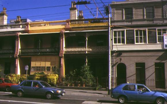 barcelona terrace brunswick street fitzroy front view 1998