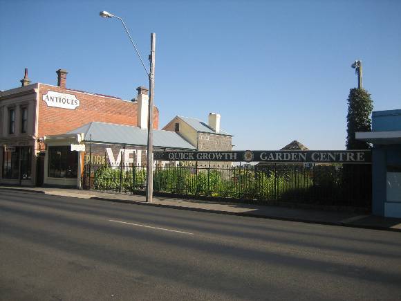 Velvet Soap Sign Kyneton View Down Piper Street 9 Feb 2007 mz 