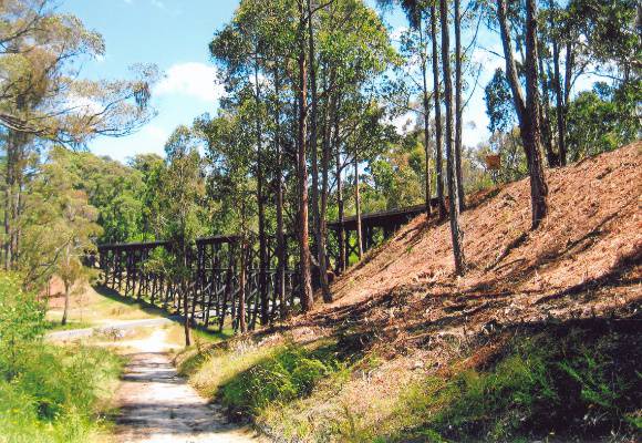 B7680 Wairewa Trestle Rail Bridge