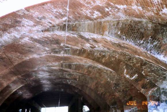 B7683 Dandenong Road Railway Bridge Underside 2