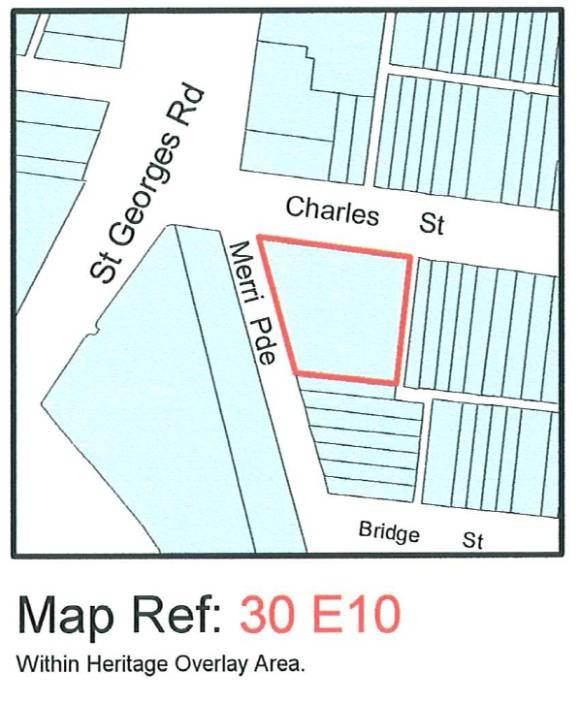 City of Darebin Heritage Review 2000 (map)