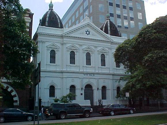east melbourne synagogue albert street east melbourne front view oct1999