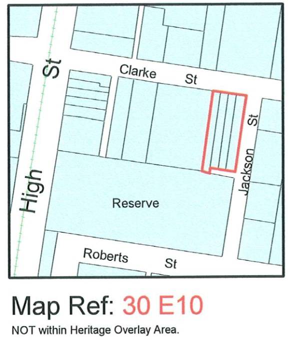City of Darebin Heritage Review 2000 (map)