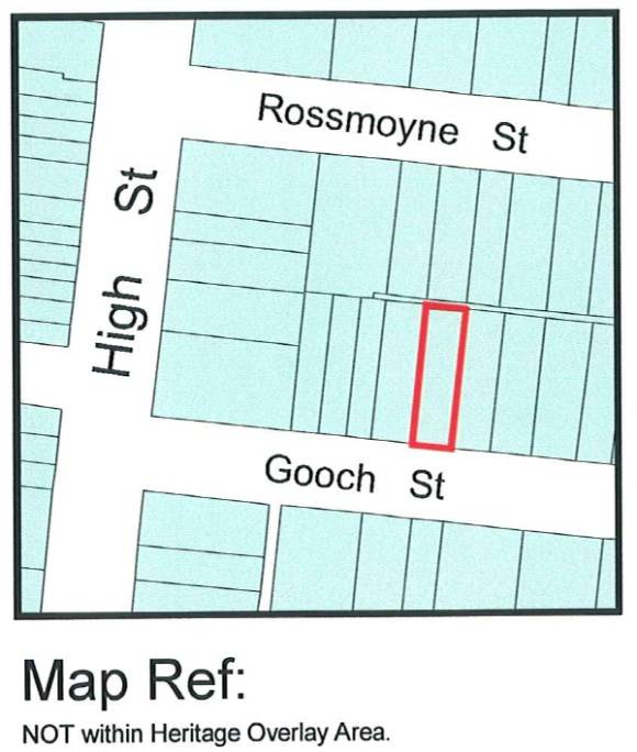City of Darebin Heritage Review 2000 (map)