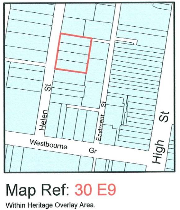 City of Darebin Heritage Review 2000 (map)