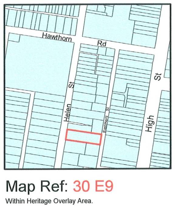 City of Darebin Heritage Review 2000 (map)
