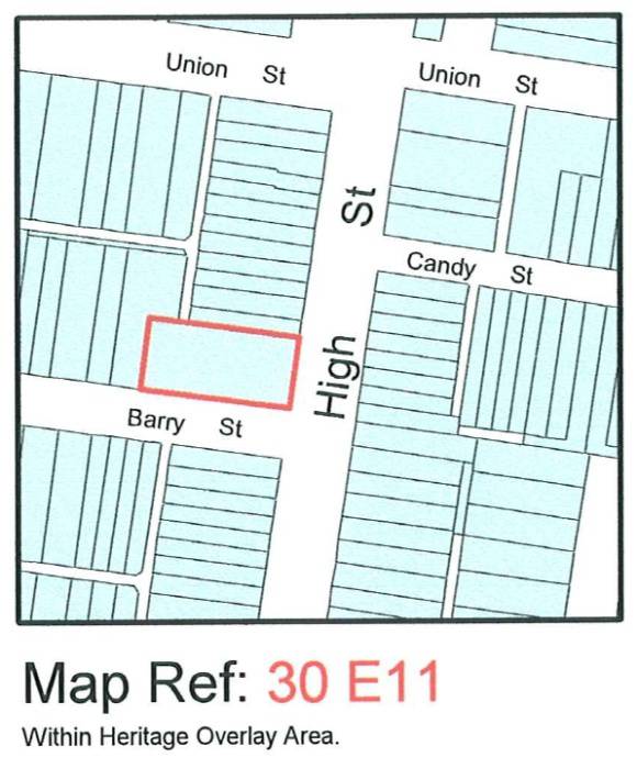 City of Darebin Heritage Review 2000 (map)