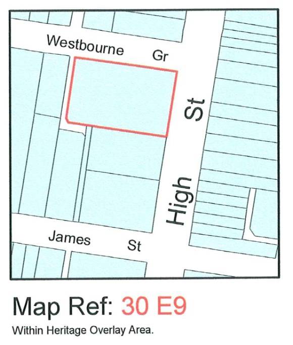 City of Darebin Heritage Review 2000 (map)