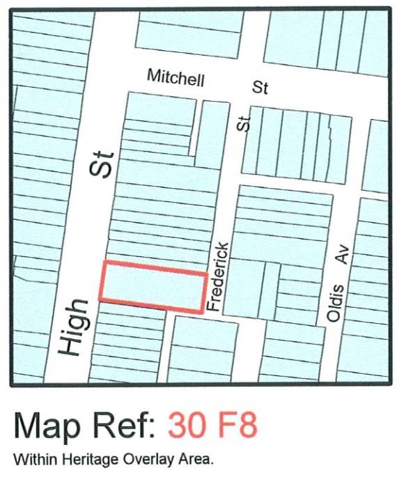 City of Darebin Heritage Review 2000 (map)