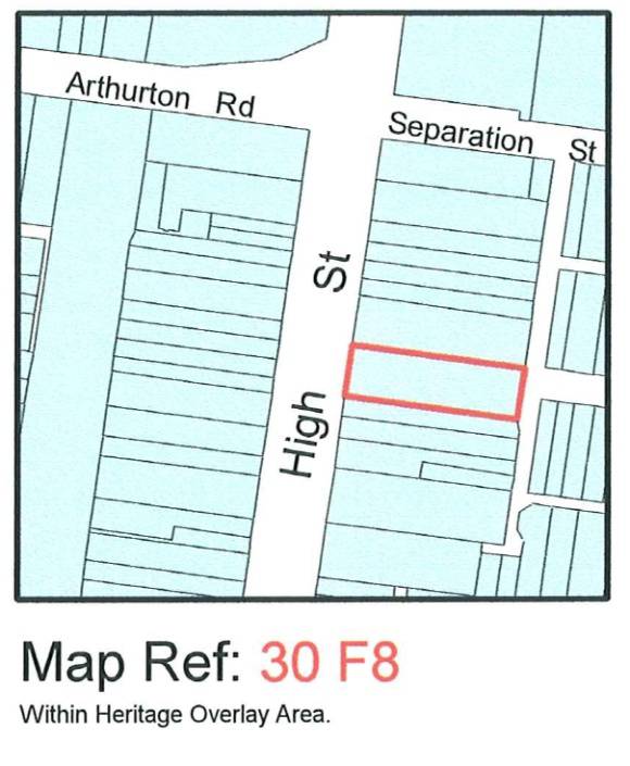 City of Darebin Heritage Review 2000 (map)