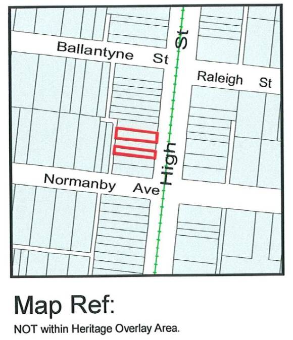 City of Darebin Heritage Review 2000 (map)