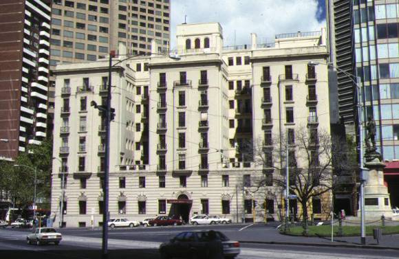 alcaston house collins street melbourne front view
