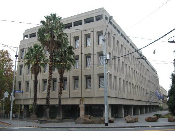 Former State Chemical Laboratoires Treasury Precinct, April 2012.JPG