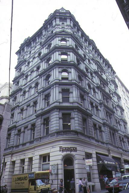 stalbridge chambers little collins street melbourne front elevation may1989