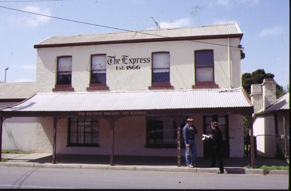 1 bacchus marsh express office & printing works front view