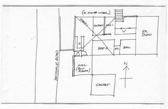 22637 Sketch plan of House - 18 Drysdale Road, Warrandyte