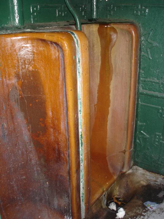 Urinal La Trobe Street terracotta stall KJ 21 06 2007