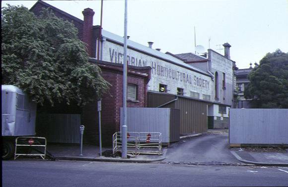 horticultural hall victoria street melbourne side sign 1991