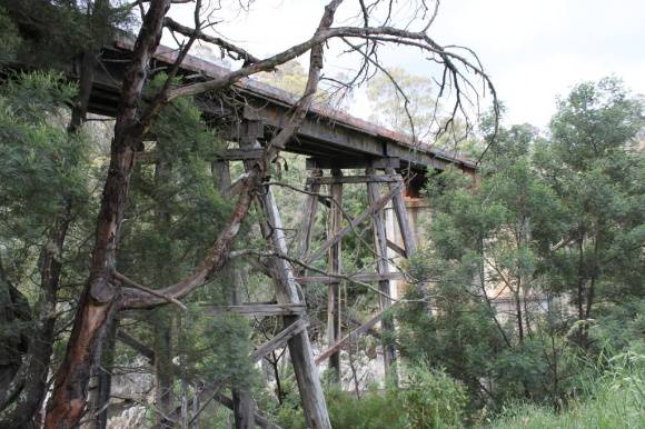 B6943 Boggy Creek Bridge Piers