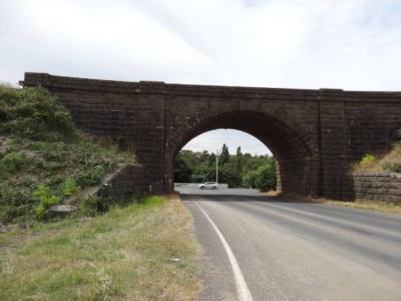 B2972 Riddells Creek  rail over road bridge