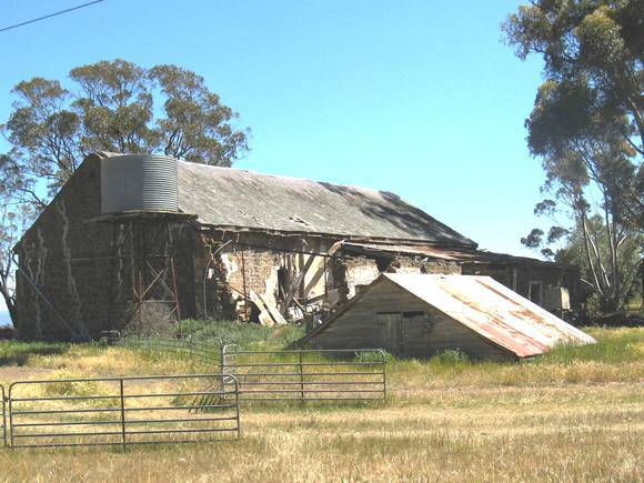 Exford barn & underground tank