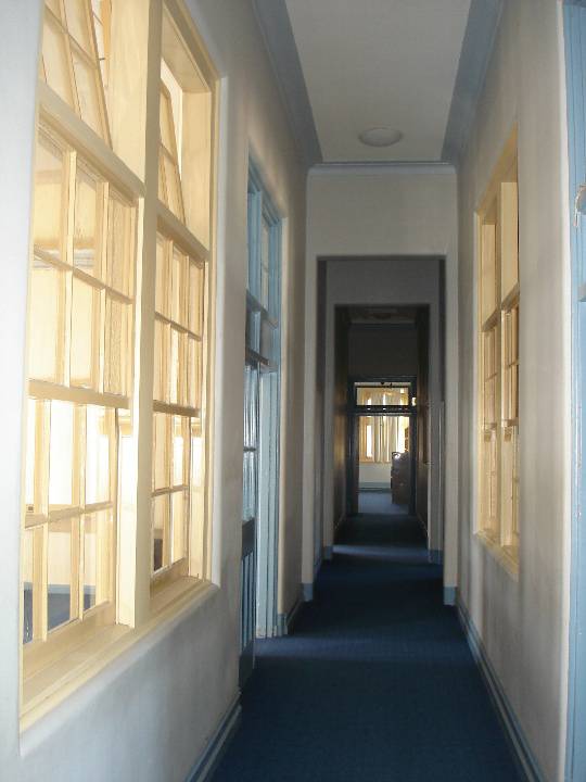 Maryborough Tech school upstairs hall KJ 26 July 07  
