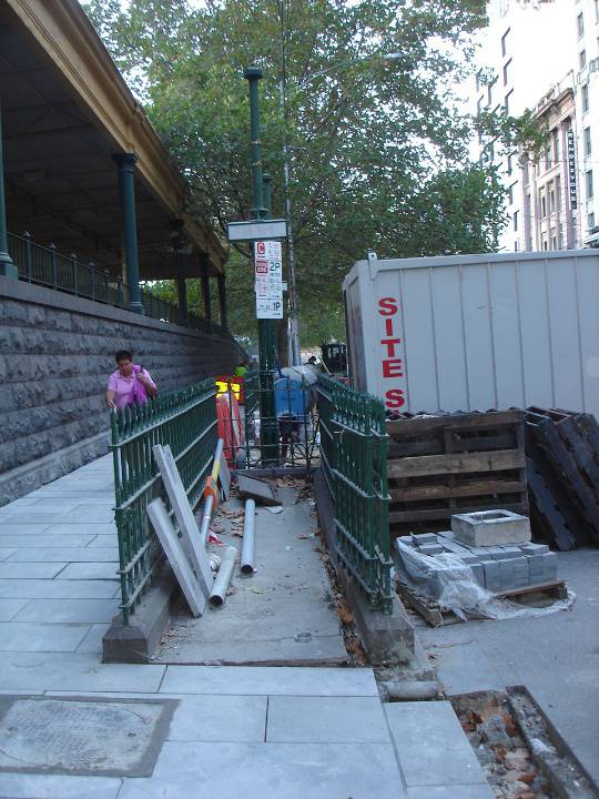Underground public toilets_Flinders Street_April 2007_view from east