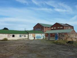 2013 Amenities building, main building and tanks from north east.jpg