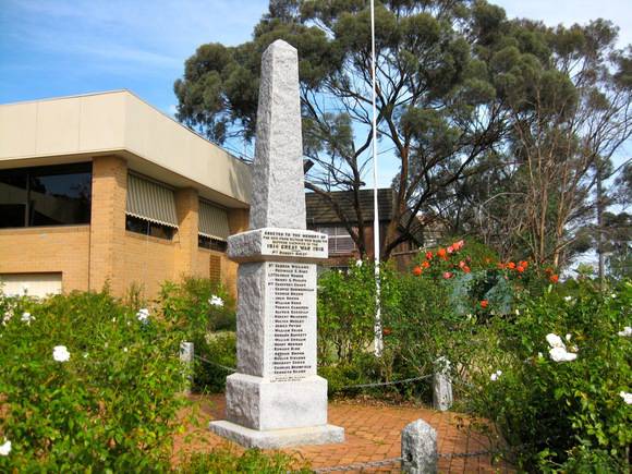 Eltham War Memorial - Second location: RSL Hall 804 Main Road Eltham - Citation for Eltham War Memorial June 2013. 