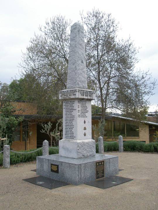 Eltham War Memorial - Current location: 903-907 Main Road Eltham - Citation for Eltham War Memorial June 2013