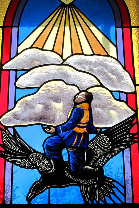 Ivanhoe Grammar School Chapel WWII detail 2001