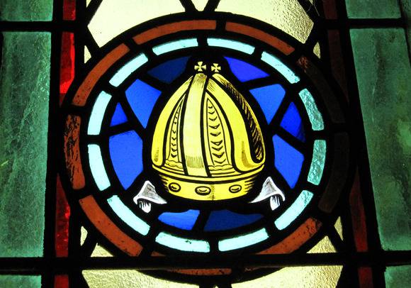 Crib Point HMAS Cerberus Catholic Chapel Mitre detail
