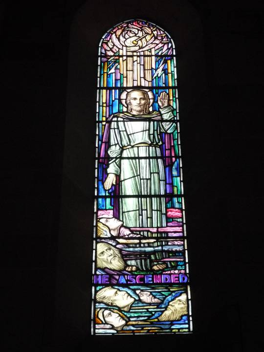Camberwell St Mark's Anglican Church, He Ascended, Mervyn Napier Waller 1950