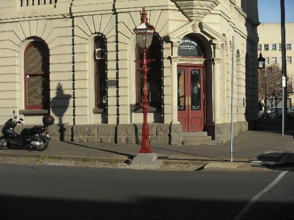 B1 - Reconstructed lamp set back 1m from street corner