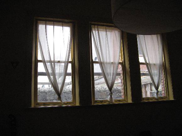 west windows of schoolroom