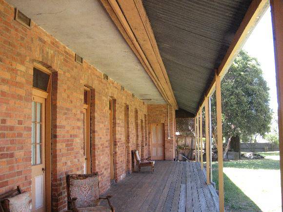 Rear verandah