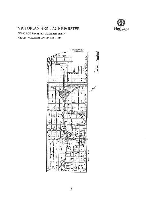 Williamstown cemetery plan