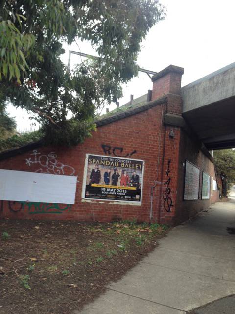 Rail over road bridge Ascot Vale Road