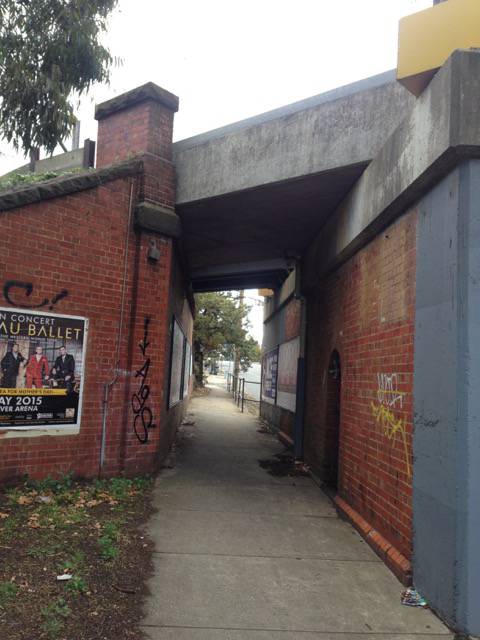 Rail over road bridge Ascot Vale Road