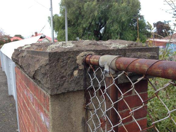 Road over rail bridge between Grice Cres and Napier St