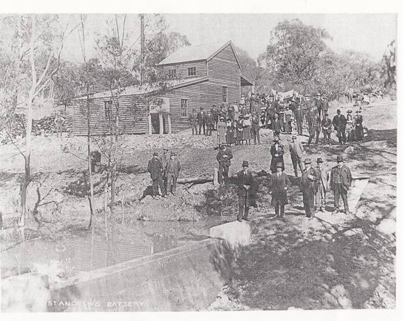 State Battery Remans Smiths Gully Black & White - Shire of Eltham Heritage Study 1992