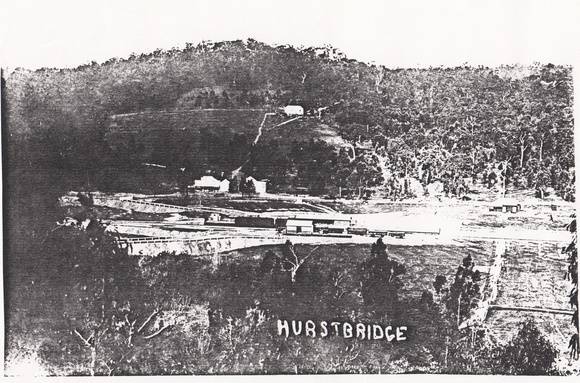 Hurstbridge Railway Station Building Black & White - Shire of Eltham Heritage Study 1992